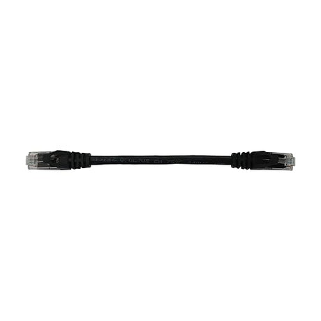 Tripp Lite Cat6a 10G Ethernet Cable, Snagless Molded UTP Network Patch Cable (RJ45 M/M), Black, 6 inches / 15.2 Centimeters, Manufacturer's Warranty (N261-06N-BK)