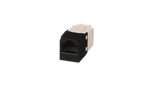 Panduit Mini-Com TX6 Plus Giga-Channel Cat6 Jack, Black CJ688TGBL