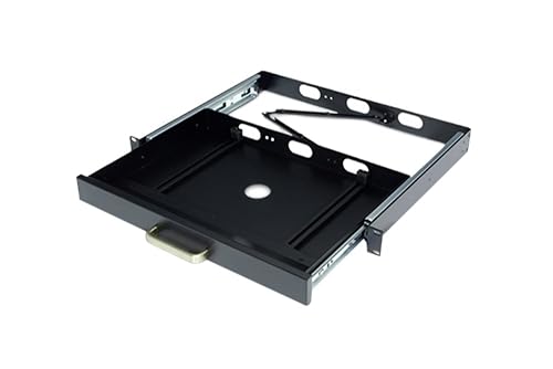 Adseeo Keyboard Drawer Industrial 1u Universal Keyboard Drawer with Metal Appearance (MRP-1C)