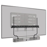 Sanus Soundbar Mount for TV Mount Bracket - Height & Depth Adjust, Moves in-Sync with TV, Supports Sound Bars Up to 20 lbs - SASB1-B1
