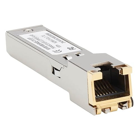 Tripp Lite Cisco GLC-TE Compatible SFP Transceiver, 10/100/1000Base-TX Module, Copper, RJ45, Cat6 Ethernet, 100 m (N286-01GLC-TE)