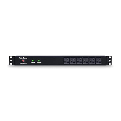CyberPower RKBS20ST6F12R L5-20P 20A 18-Outlet 1U RM Rackbar Surge Suppressor