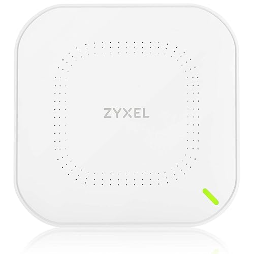 Zyxel True WiFi6 AX1800 Wireless Access Point (802.11ax Dual Band), 1,77Gbps with ODFMA and Dual 2x2 MU-MIMO Antenna, Manageable via Nebula APP/Cloud or Standalone [NWA50AX]