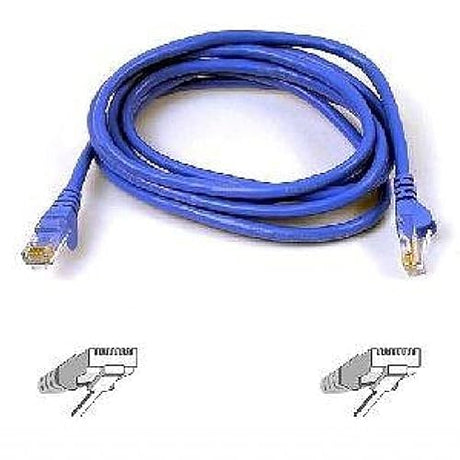 Cat6utp,Rj45m/M,150,Blu,Patch,Snagless