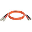 Tripp Lite N304-003 3 -Feet Duplex Multimode 62.5/125 Fiber Optic Patch Cable SC/ST - 1M