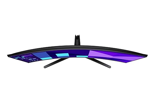 Samsung 32-inch FHD Black Curved Screen Monitor with 100 Hz Refresh Rate, Game Mode, Eye Saver Mode, Multiple connectivity - (LS32D390GANXZA) [Canada Version](2025)