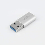 Rocstor USB Data Transfer Adapter - Type C Female USB - Type A Male USB - White Male Adapter White