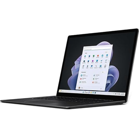 Microsoft Surface Laptop 5 15" Touchscreen Notebook - 2496 x 1664 - Intel Core i7 12th Gen i7-1265U - Intel Evo Platform - 16 GB Total RAM - 256 GB SSD - Matte Black - Intel Chip - Windows 11 Pro