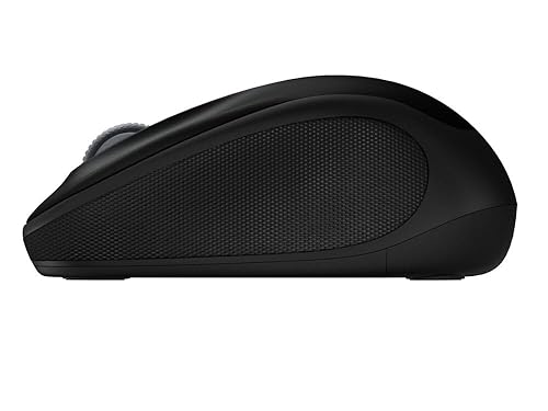 Logitech M325S Wireless Mouse, 2.4 GHz with USB Receiver, 1000 DPI Optical Tracking, 18-Month Life Battery, PC/Mac/Laptop/Chromebook - Black 2025 Black