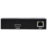 Tripp Lite HDMI Over Ethernet Cat6 Receiver - Up to 230 feet or 70.1 Meters - 4K 60Hz Video, HDR, 4:4:4, PoC, HDCP 2.2, TAA Compliant (B127A-1A0-BH)