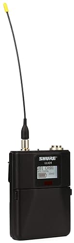 Wireless Transmitter Shure ULXD1-G50 Bodypack TA4F Connector G50 Band (470 – 534 MHz)