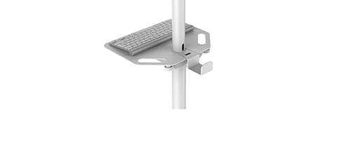 Maclocks MCSF01W Rise Freedom Shelf for Use with Rise Freedom Rolling Kiosk (White)