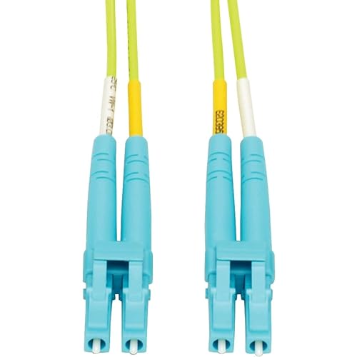 Tripp Lite LC to LC Multimode Duplex Fiber Optics Patch Cable, 100Gb, 50/125, OM5, LC/LC Male, 3 Meter 3M