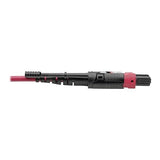 Tripp Lite 5M MTP MPO Multimode Patch Fiber Optic Cable 12 Fiber 40/100Gb OM4 50/125 CMP Magenta 16.4ft (N845-05M-12-MG)