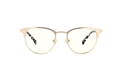 Gunnar Optiks Unisex's Apex Reading Glasses 51 mm Gold