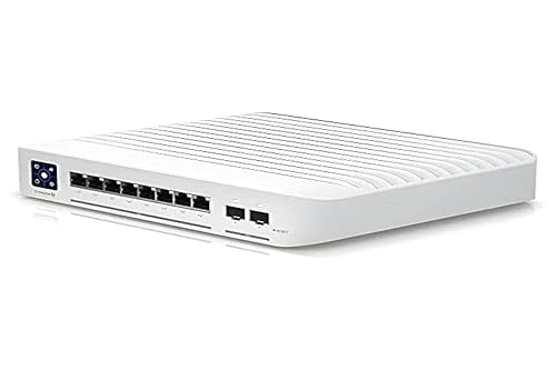 Ubiquiti Switch Enterprise 8 PoE | 8-Port Managed Layer 3 Multi-Gigabit PoE Switch (USW-Enterprise-8-PoE)