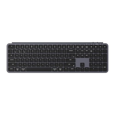 Keychron B6 Pro Ultra Thin Wireless Keypad, Full-Size QMK with Numeric Keypad, 2.4GHz/Bluetooth 5.2/USB Connection, Long Battery Life, Compatible with Mac Windows Linux - White