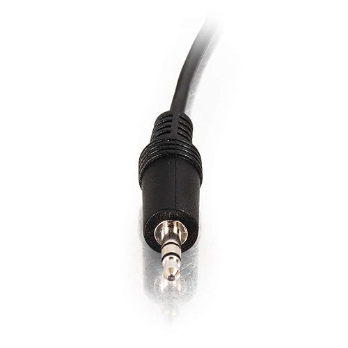 C2G 40414 3.5mm M/M Stereo Audio Cable, Black (12 Feet, 3.65 Meters)