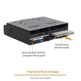 4X 2.5 SATA/SAS SSD/HDD Hot-Swap Docking Enclosure for 5.25 Bay - flexiDOCK MB014SP-B R1