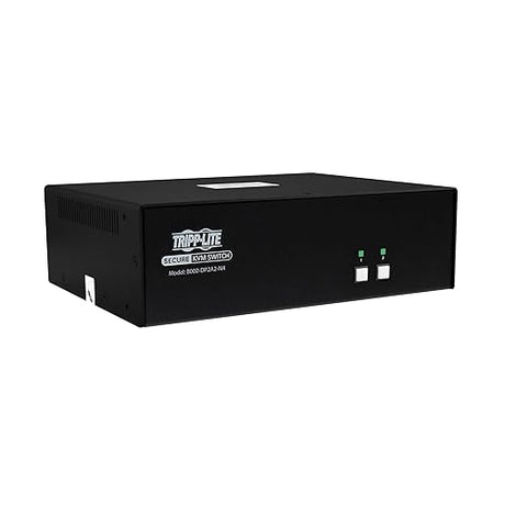 Tripp Lite Secure KVM Switch, 2-Port DisplayPort, United States Government NIAP-Certified PP4.0 Security, 4K & 30Hz Quality, TAA Compliant, 3-Year Warranty (B002-DP2A2-N4)