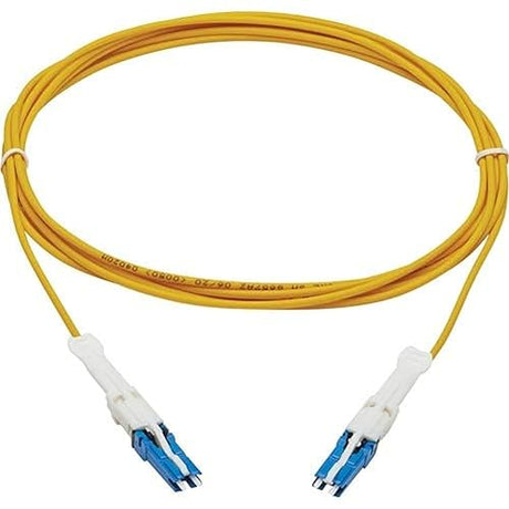 Tripp Lite 400G Duplex Singlemode 9/125 OS2 Fiber Optic Cable (CS-UPC/CS-UPC), Round LSZH Jacket, 3 m, Yellow (N381C-03M)