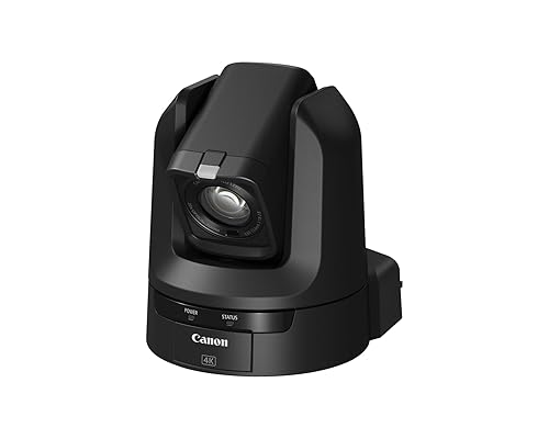 Canon CR-N100 PTZ Camera (Black), 20x Optical Zoom, 4K UHD Video, Professional Productions, House of Worship, Education, Broadcast, Corporate, Events