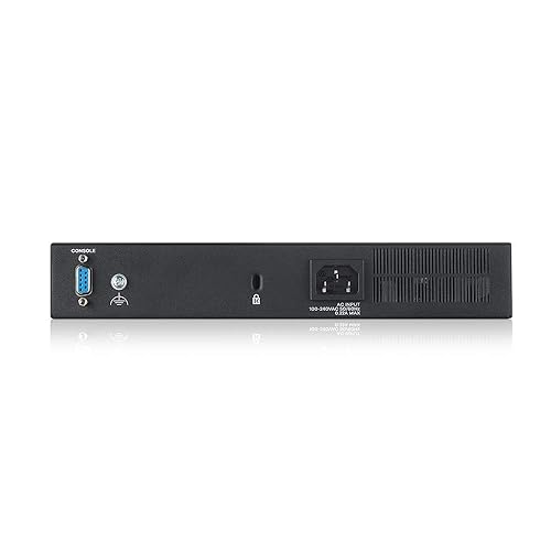 Zyxel 8-Port Gigabit Ethernet Layer 2 Managed Switch - Fanless Design with 2 Gigabit Combo Ports and Hybrid Cloud Mode [GS2220-10] GS2220-10-US0101F