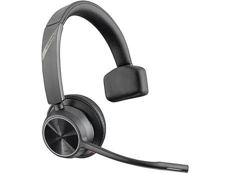 Poly Voyager 4310 USB-A Headset +BT700 dongle TAA - Google Assistant, Siri - Mono - USB Type A - Wired/Wireless - Bluetooth - 164 ft - 20 Hz to 20 kHz - On-Ear, Over-The-Head - Monaural - Supra-aural