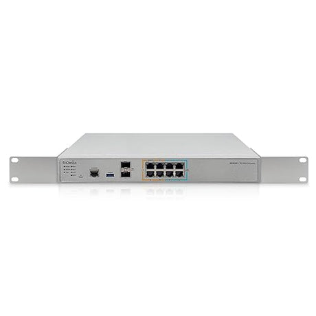 EnGenius Cloud Managed [ESG620] 2.2 GHz Quad-Core SD-WAN Gateway with Dual-WAN, 8 2.5 GbE LAN (4 PoE+), Auto-VPN, stateful Firewall, and Cellular failover