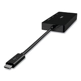 Belkin USB-C Video Adapter, DisplayPort/DVI/HDMI/USB-C/VGA, 4.33 Black
