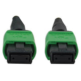 Tripp Lite Single Mode Fiber Optic Patch Cable, 9/125 OS2 MPO to MPO (F/F APC), 12 Fiber, Yellow LSZH Jacket, 3 Meters / 9.8 Feet, Lifetime Limited Manufacturer's Warranty (N390B-03M-12-AP)