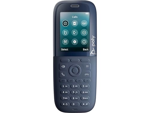 Poly Rove 30 DECT Phone Handset - Cordless - DECT - 2.4 Screen Size - Audio - Headset Port - 18 Hour Battery Talk Time - Black