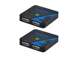 Monoprice Blackbird 8K60 2x1 HDMI Switch, HDMI 2.1, HDCP 2.3, Share One 8K60 HDMI Input Between Two Sources Compatible with HDTV, Xbox, PS5, PS4, PS3, Blu-Ray Player, Fire Stick, Roku