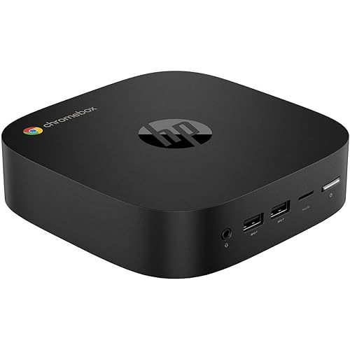 HP Chromebox G4 Chromebox - Intel Celeron 7305-4 GB - 64 GB Flash Memory Capacity - Desktop Mini - Intel Chip - ChromeOS - Intel UHD Graphics DDR4 SDRAM - IEEE 802.11ax - 65 W