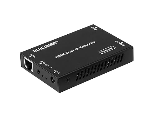 Monoprice Blackbird H.265 HDMI Over IP Decoder/Receiver Splitter System and Extender Up to 100m 1080p (RX Only)