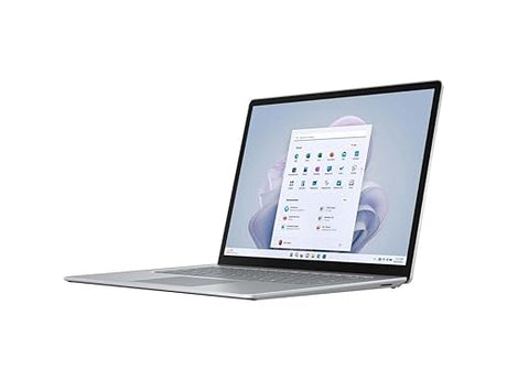 Microsoft Surface Laptop 5 15" Touchscreen Notebook - 2496 x 1664 - Intel Core i7 12th Gen i7-1265U - Intel Evo Platform - 16 GB Total RAM - 256 GB SSD - Platinum - Intel Chip - Windows 11 Pro