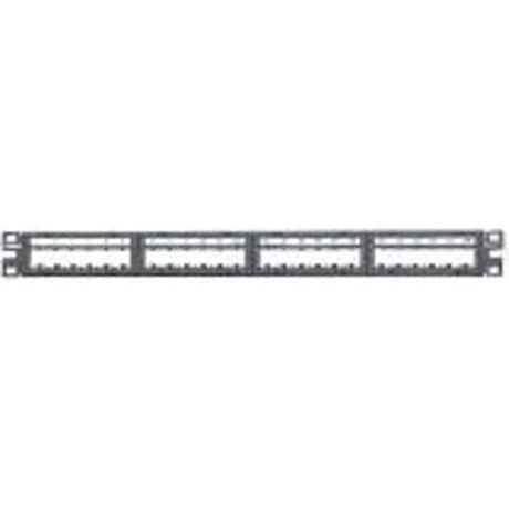 Panduit CPPL24M6BLY 24-Port Flat Patch Panel, Black