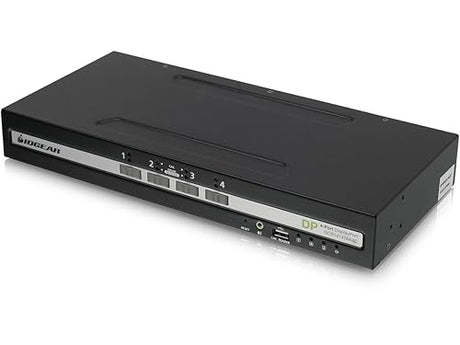 IOGEAR - IOGEAR 4-Port Single View DISPLAYPORT KVM Switch W/Audio and CAC