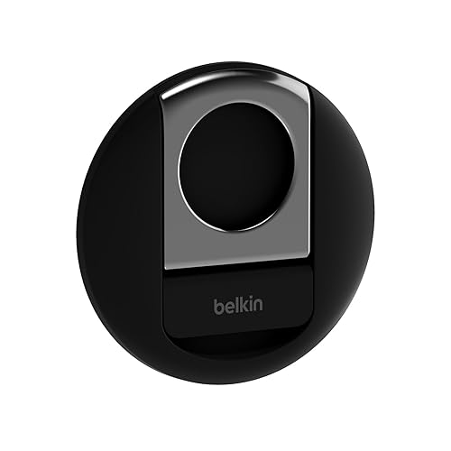 Belkin iPhone Camera Mount, MagSafe Continuity Camera Mount, Turn iPhone to Webcam, Compatible with MacBook Pro, Air, iPhone 14, iPhone 13 / 12, Black