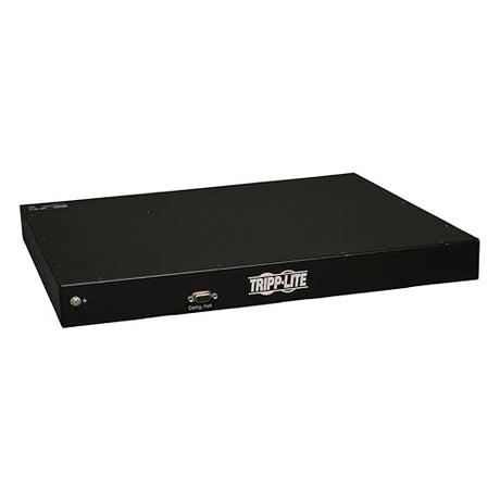 Tripp Lite PDUMNH20HV Monitored PDU, 200-240V, 20A, Single-phase, 1U RM, (8) C13 Outlets, C20 Input, L6-20P Adapter (Black) 240 Volts