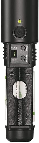 Shure BLX288/PG58 UHF Wireless Microphone System - Perfect for Church, Karaoke, Vocals - 14-Hour Battery Life, 100m Range | Includes (2) PG58 Handheld Vocal Mics, Dual Channel Receiver | H9 Band H9 Band (512-542 MHz)