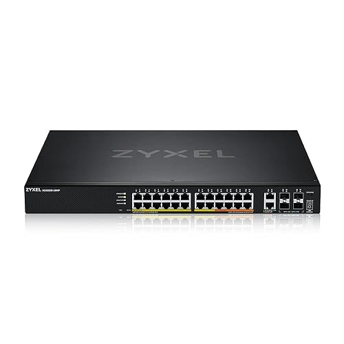 Zyxel 24-Port PoE Gigabit Switch | Nebula Cloud Managed/L3 Access | 16x PoE+ & 10x PoE++ @400W | 6X 10G Uplink (2X Copper + 4X SFP+) [XGS2220-30HP] 24-Port | 6x 10G | 400W PoE++