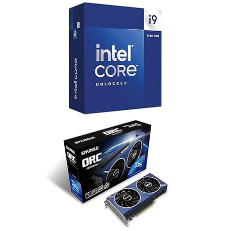Intel® Core™ i7-14700KF Gaming Desktop Processor + Sparkle Arc A750 ORC Graphics Card