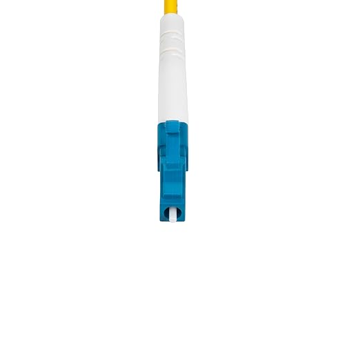 StarTech.com 2m (6.6ft) LC to LC (UPC) OS2 Single Mode Simplex Fiber Optic Cable, 9/125, 40G/100G, LSZH Fiber Jumper Cord