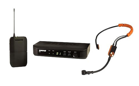 Shure BLX14/SM31 UHF Wireless Microphone System - Perfect for Fitness, Aerobics - 14-Hour Battery Life, 100m Range | Includes SM31FH Fitness Headset Mic, Single Channel Receiver | H9 Band H9 Band (512-542 MHz)