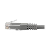 Tripp Lite N200-010-GY Cat6 Cat5e Gigabit Molded Patch Cable RJ45 M/M 550MHz Gray 10' 10' 10 ft. Gray
