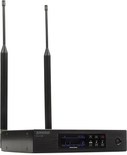 Shure QLXD4 Digital Wireless Receiver (Transmitter Sold Separately) G50 Band (470-534 MHz)