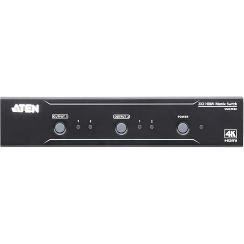 ATEN Technology VM0202H 2x2 4K HDMI Matrix Switch