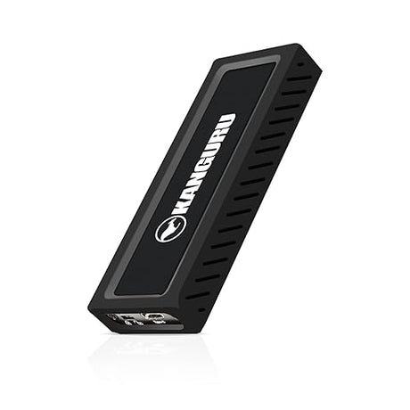 Kanguru UltraLock 4 TB USB-C M.2 NVMe - Portable External Solid State Drive – SuperSpeed+ USB 3.1 Gen 2 4TB