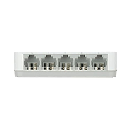 D-Link 5 Port Fast Ethernet Unmanaged Desktop Switch, Plug and play, Fanless design, IEEE 802.3az Energy-Efficient Ethernet (EEE), 3-Year Warranty (GO-SW-5E/E)